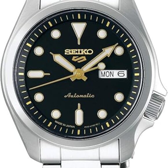 NEW Seiko 5 Sports SRPE57 Automatic Mechanical Black Dial Stainless Steel Watch - Picture 2 of 7